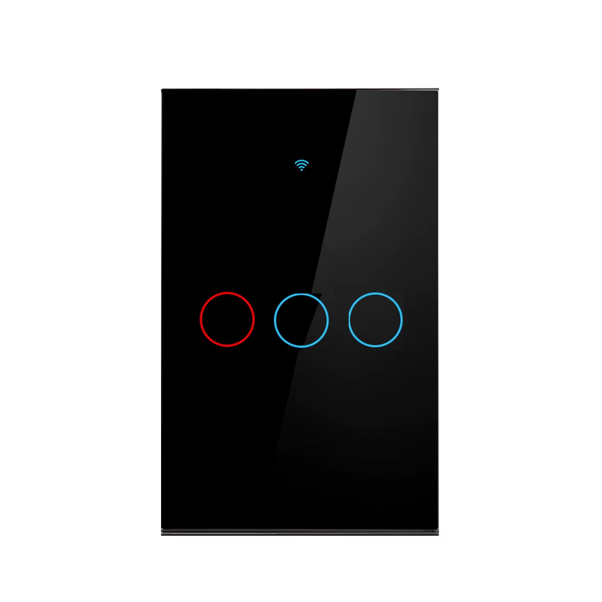 Smart Wifi Touch Switch No Neutral Wire Required Smart Home 1/2/3 Gang Light Switch 100-240V Works with Alexa Hey Google