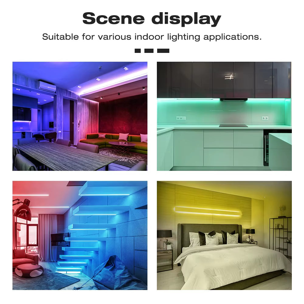 Wifi Smart Mini Led Controller DC 5V 12V 24V RGBW RGBWW RGB+CCT RGB Strip Controller TUYA Smart Life APP Echo plus Voice Control