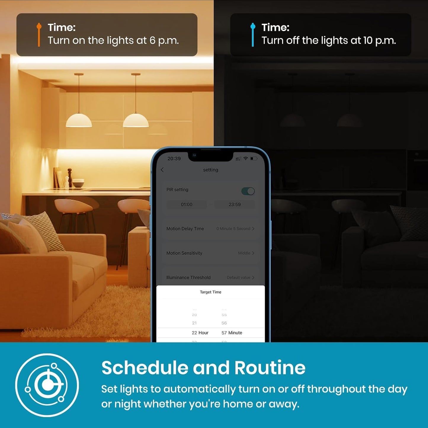 Smart Light Switch Single-Pole,Smart Switch 2024 New Model 10A,Compatible with Alexa, Siri and Assistant,Voice and Remote Control,Neutral Wire Required,No Hub Required