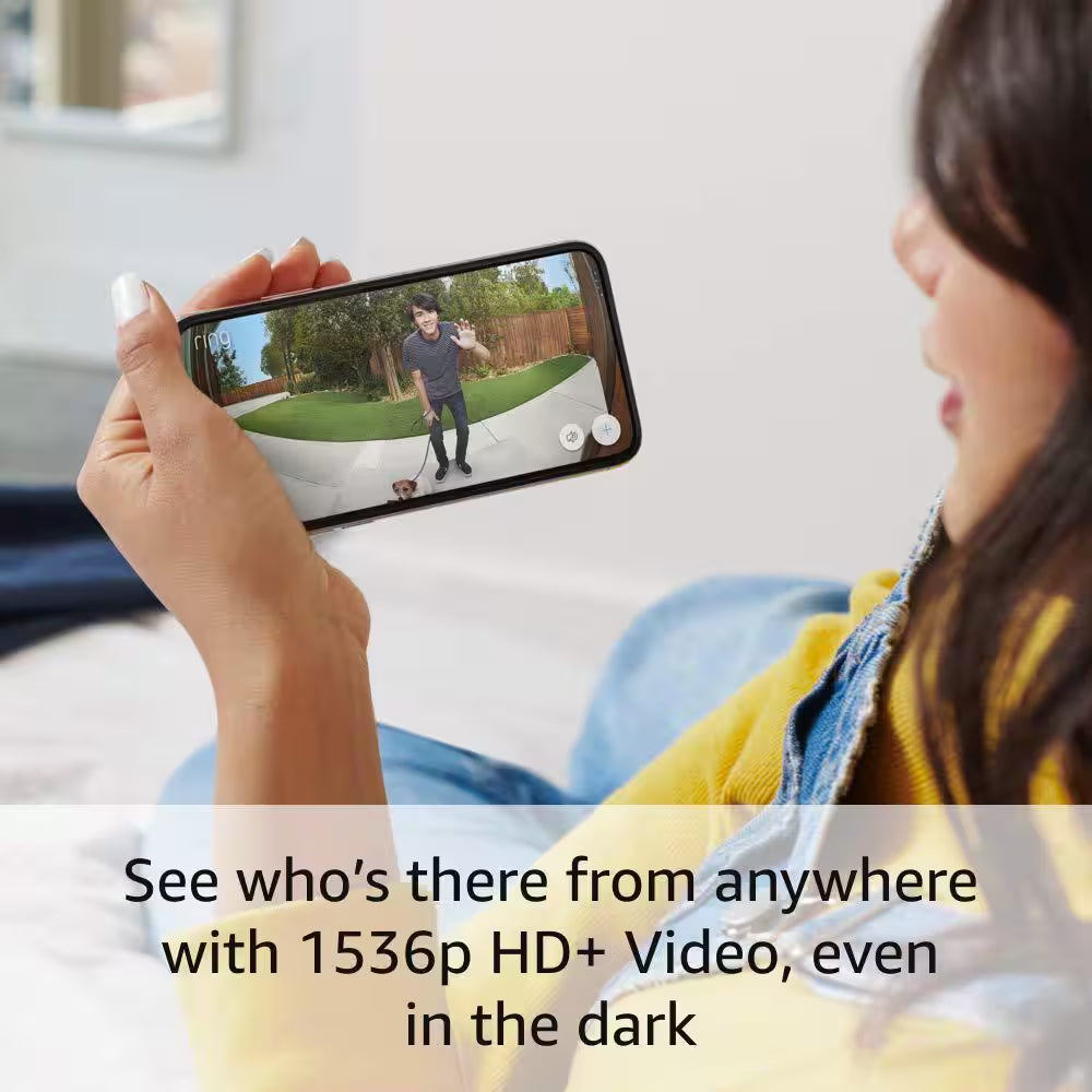 Wired Doorbell Pro - Advanced Smart Wi-Fi Video Doorbell Camera with Full HD Video, Bird's Eye View, and 3D Motion Detection