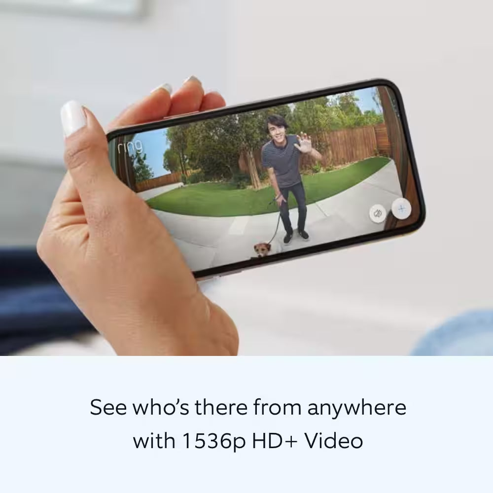 Wired Doorbell Pro - Advanced Smart Wi-Fi Video Doorbell Camera with Full HD Video, Bird's Eye View, and 3D Motion Detection