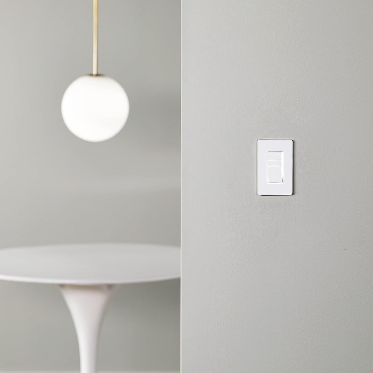 Smart Dimmer Switch, 3-Way with Echo Dot 3Rd Gen, Charcoal
