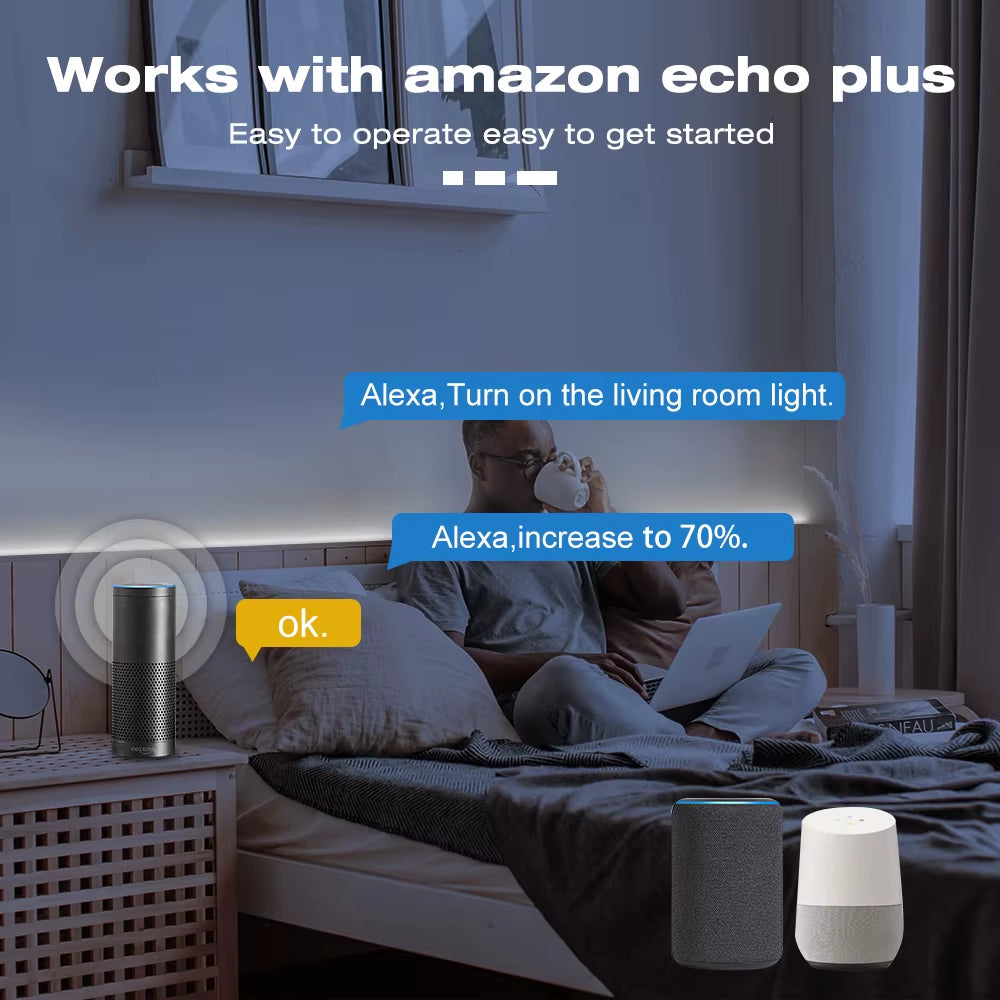 Wifi Smart Mini Led Controller DC 5V 12V 24V RGBW RGBWW RGB+CCT RGB Strip Controller TUYA Smart Life APP Echo plus Voice Control