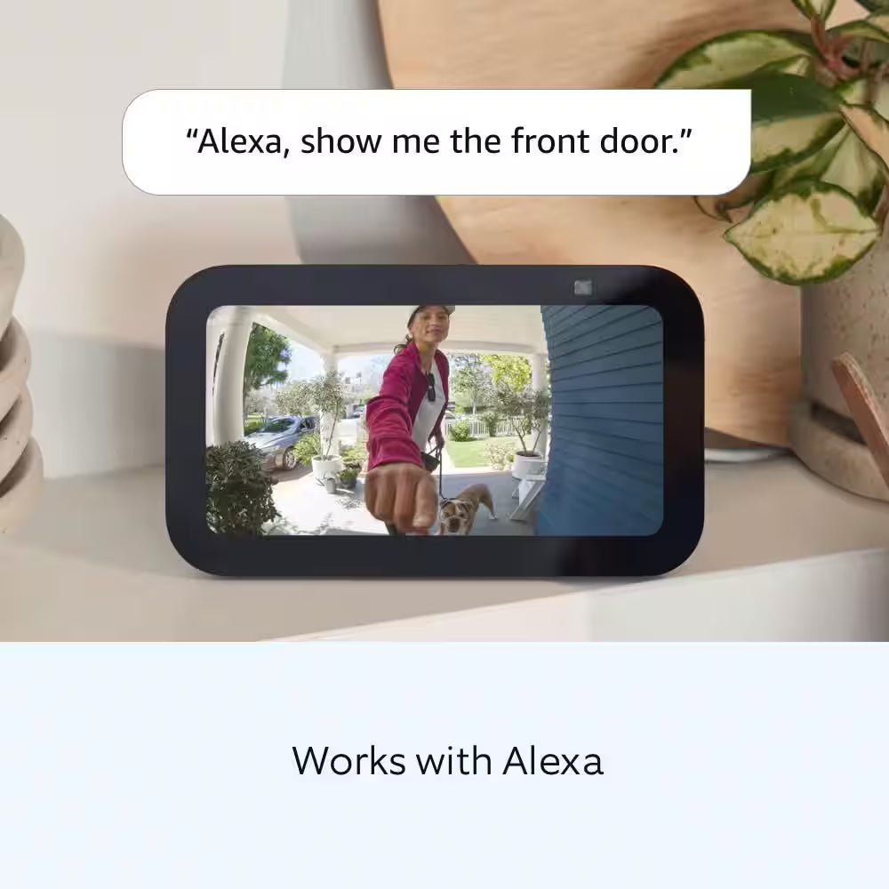 Wired Doorbell Plus - Smart Wi-Fi Video Doorbell Camera with Color Video Previews, Night Vision, and Instant Response Features